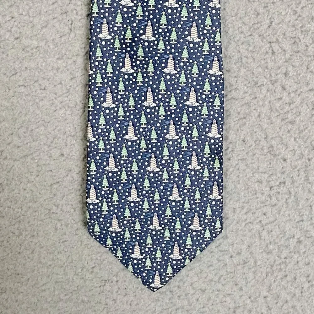 Vineyard Vines silk Blue Patterned Men's Tie